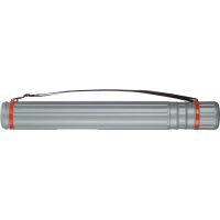 Тубус D80 мм, L64-108 см серый на ремне