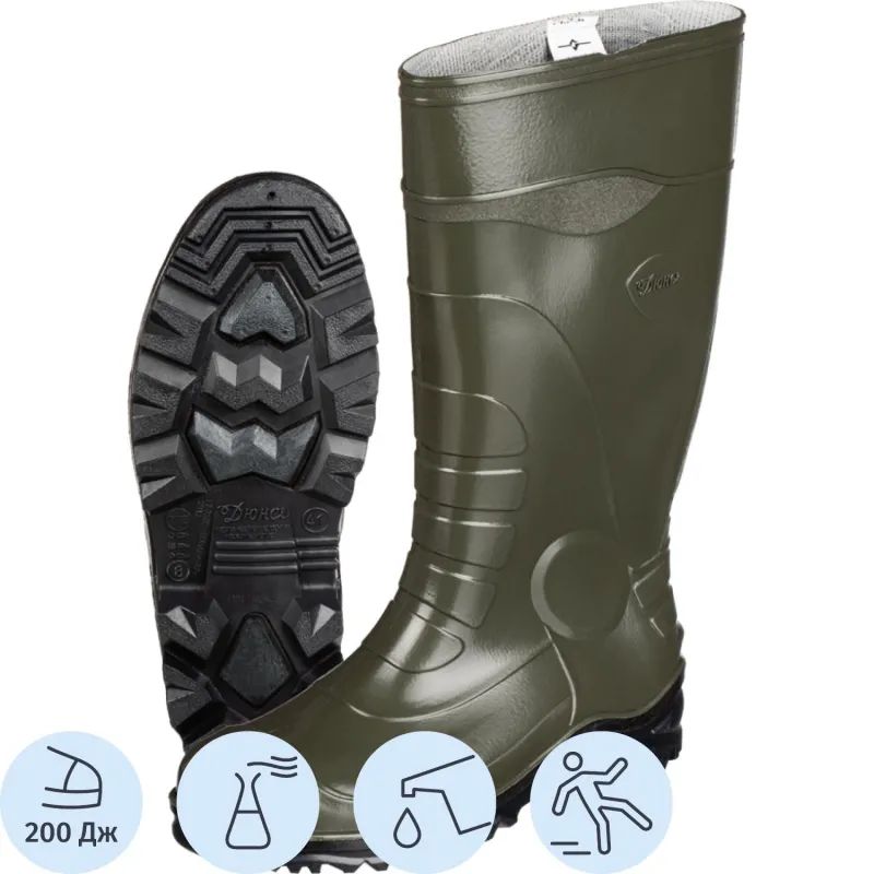 Сапоги мужские мод.173 с МП олива (р.46) (300) (арт.1.1.П)