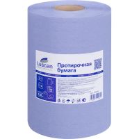 Бумага протирочная Luscan Prof 2сл 500лx1рул/уп 130м голубая