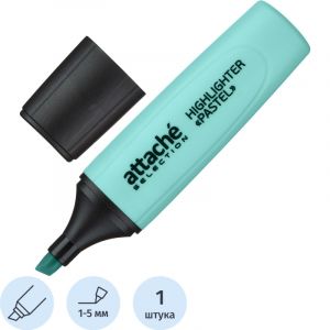 Маркер текстовыделитель Attache Selection Pastel 1-5 мм голубой