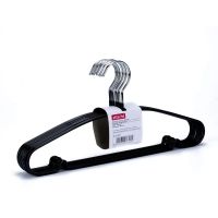 Вешалка-плечики WW_Attache MHT001/MHP048 мет,пер,покр.ПВХ,р48-50 чер УП10шт