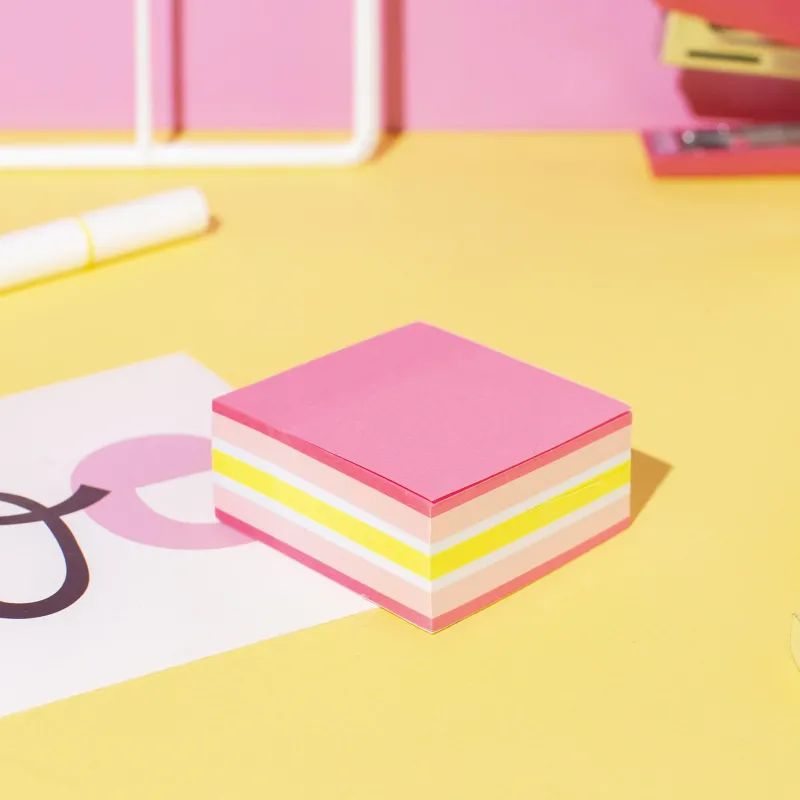 Стикеры Attache Selection куб 76х76, клубничный микс 400 л