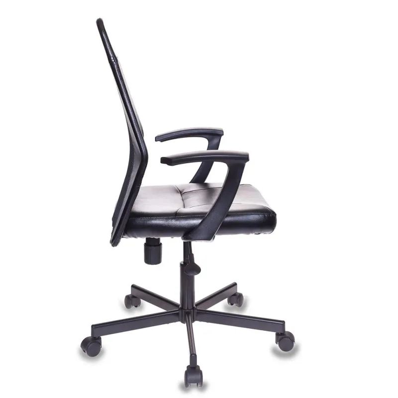 Кресло VB_EChair-225 PTW к/з черный, сетка черная