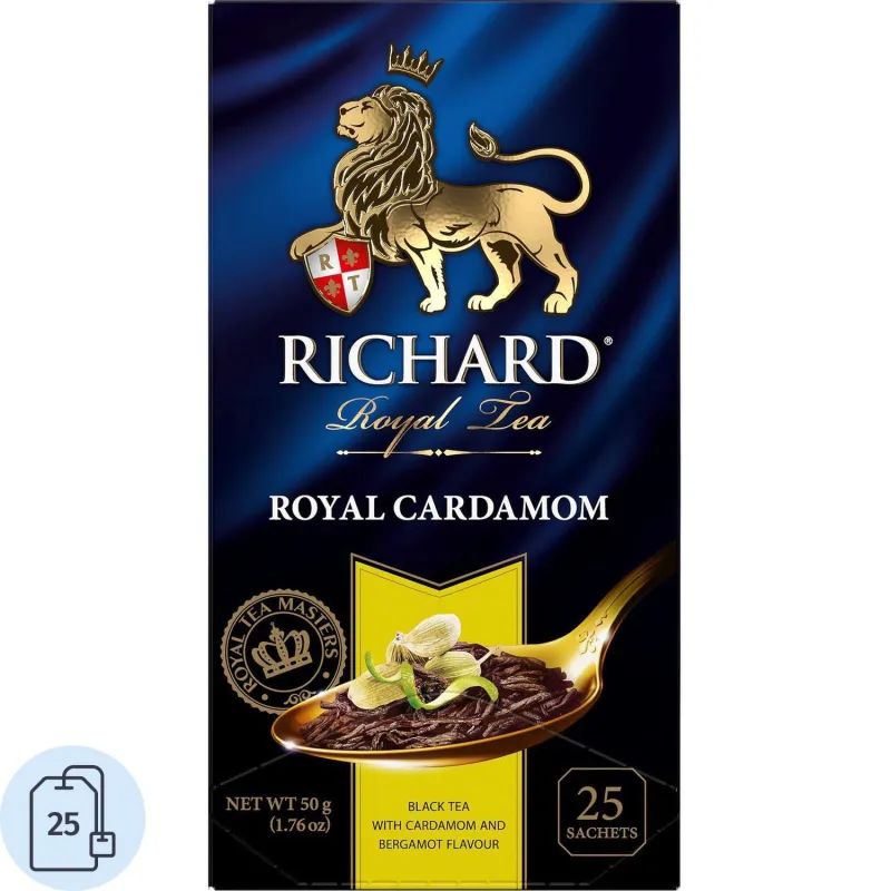 Чай Richard Royal Cardamom черный 25 сашет 12403