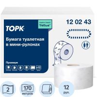 Бумага туалетная Торк Премиум T2 2с мин бел170м 850л 110253/120243 12рул/уп