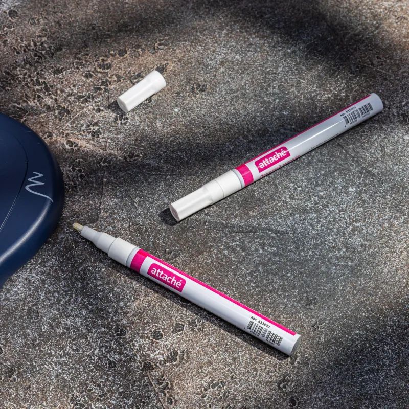 Маркер лаковый Attache 2 мм белый