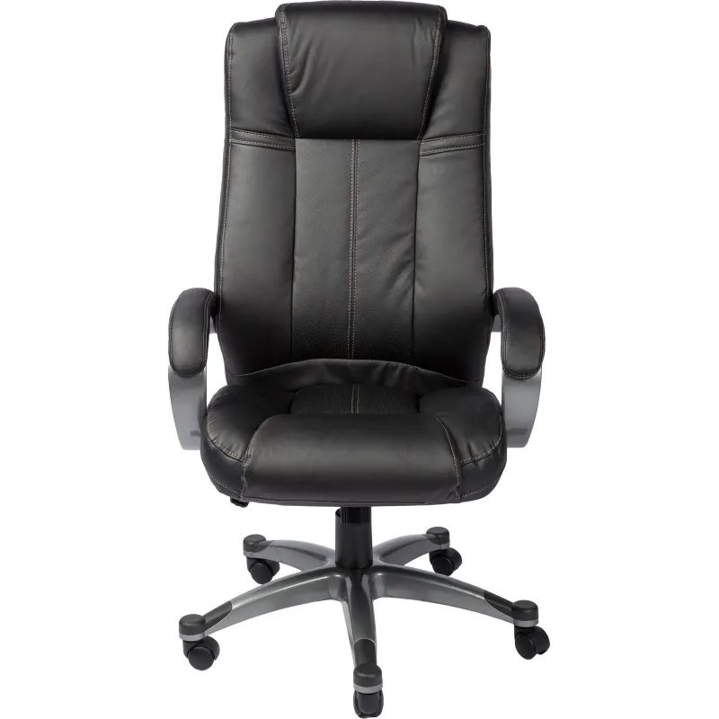 Кресло BN_Dp_Руководителя EChair-604 RT рецикл.кожа черная,