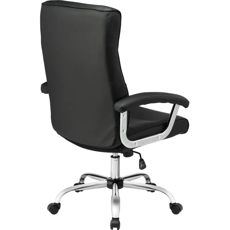 Кресло BN_Dt_EChair-586 TPU экокожа  черный, хром
