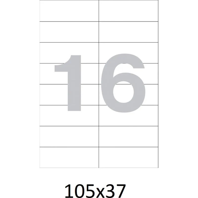Этикетки самокл. ProMEGA Label BASIC 105х37 мм/16 шт. на лист.А4 (100 л