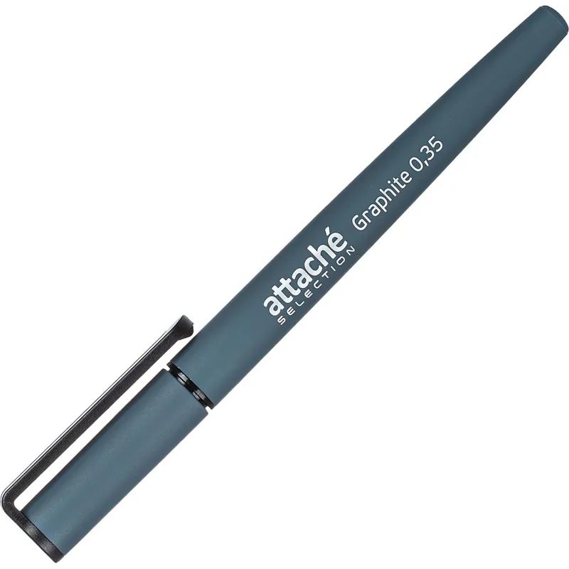Ручка гелевая неавтомат. Attache Selection Graphite цвет чернил синий