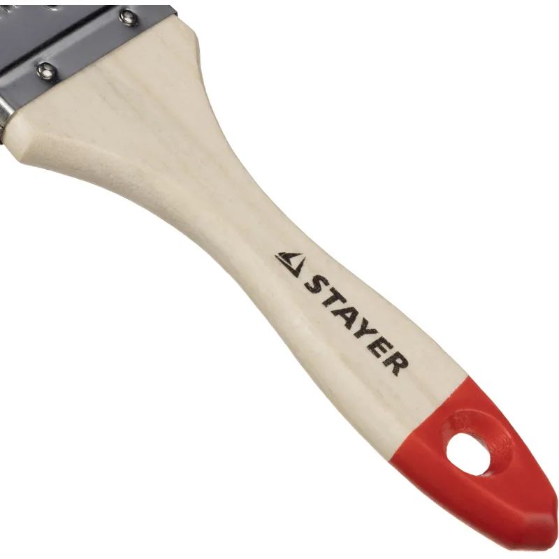 Кисть плоская 2"/50 мм, натур.щетина STAYER 0101-050