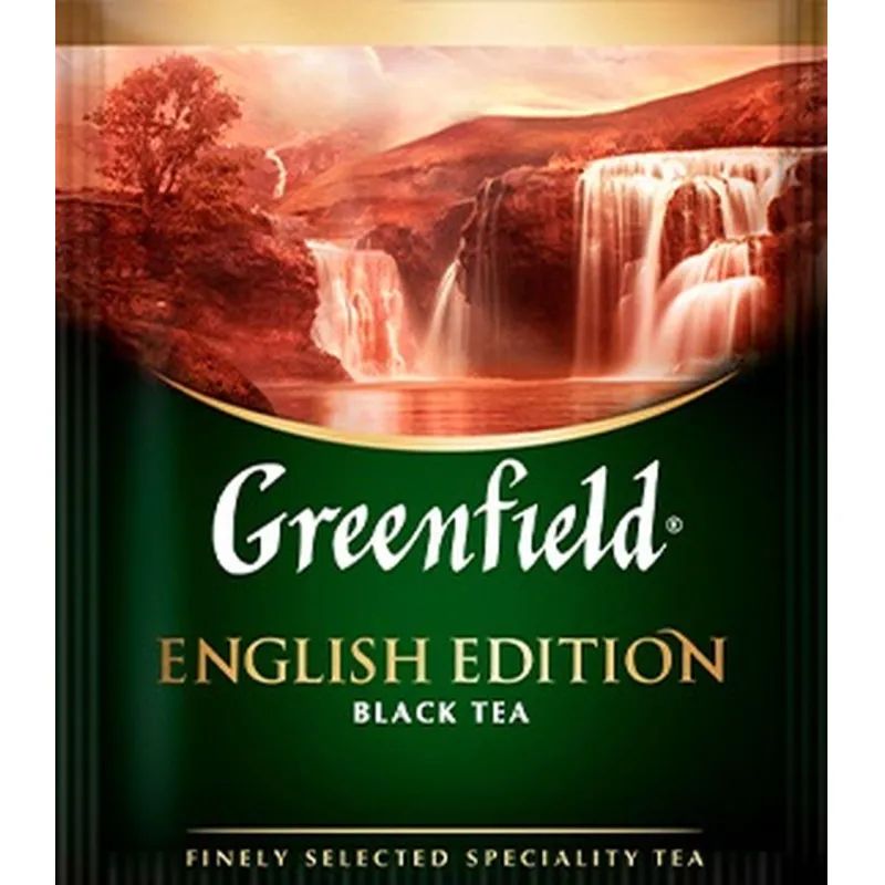 Чай Greenfield English Edition черный фольгир.100пак/уп