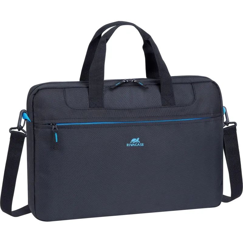 Сумка для ноутбука 15.6, RivaCase Regent, черная, 8037 Black