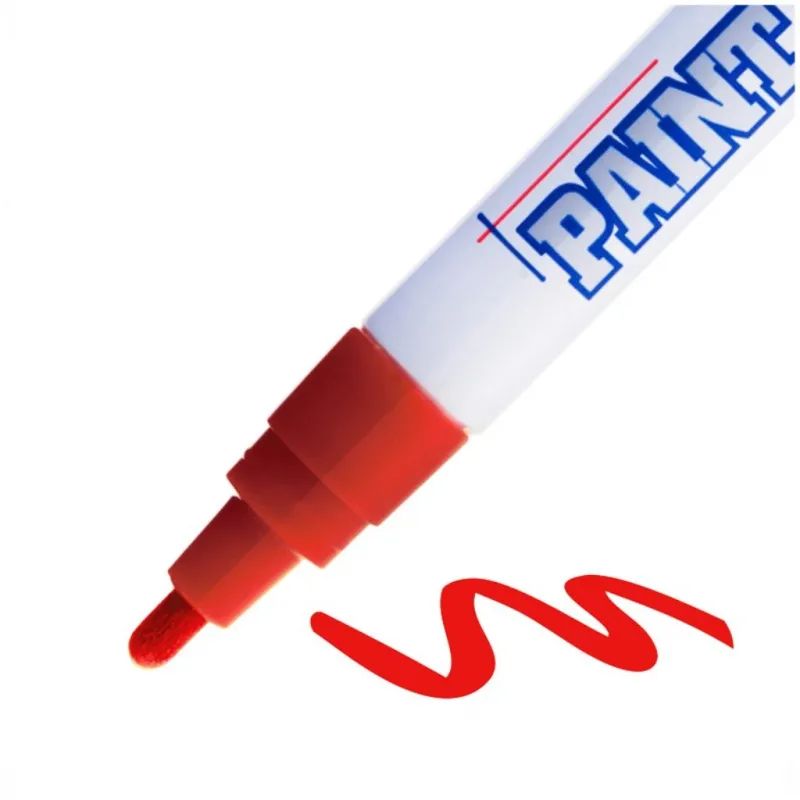 Маркер лаковый MunHwa 4 мм красный