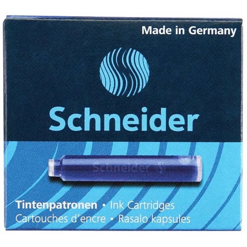 Картридж чернильный для перьевой ручки  SCHNEIDER син. 6шт./уп. Германия