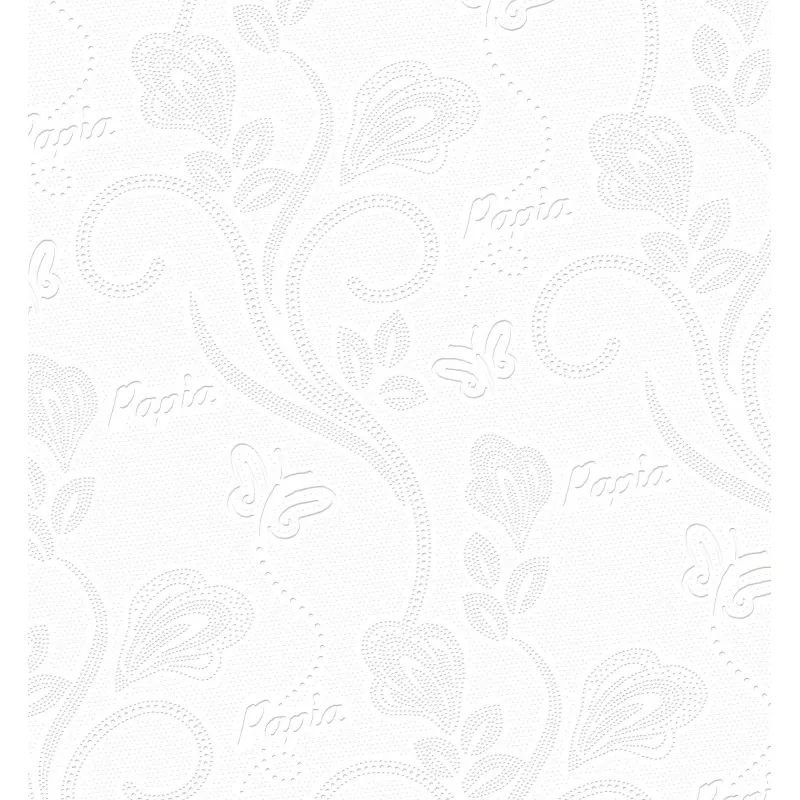 Бумага туалетная Papia Deluxe 4сл бел 100%цел втул 17,5м 140л 8рул/уп