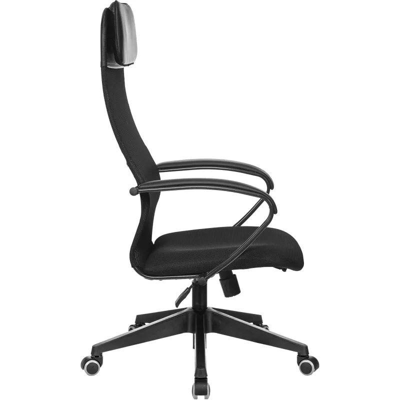 Кресло VB_EChair-655 TTW сетка/ткань черный, пластик