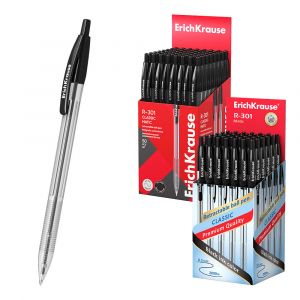 Ручка шариковая автоматическая ErichKrause R-301 Matic Classic 1.0, цвет чернил черный