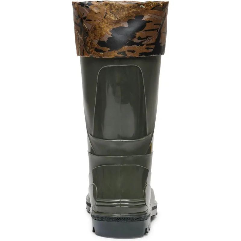 Сапоги мужские цв.оливковый мод.141/01 (р.40) (255) ПВХ с надставкой