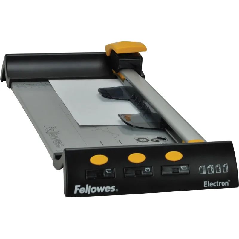 Резак для бумаги Fellowes Electron A4, 320мм, 10л, 4резки, роликовый