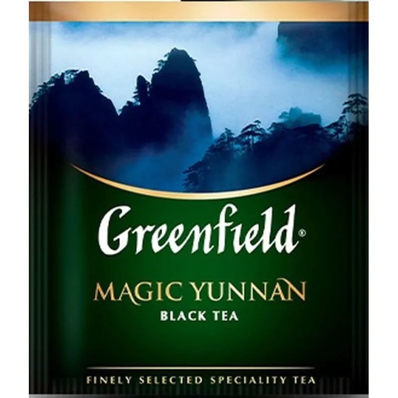 Чай Greenfield Magic Yunnan черн.фольгир 100 пак/уп, 0583-09