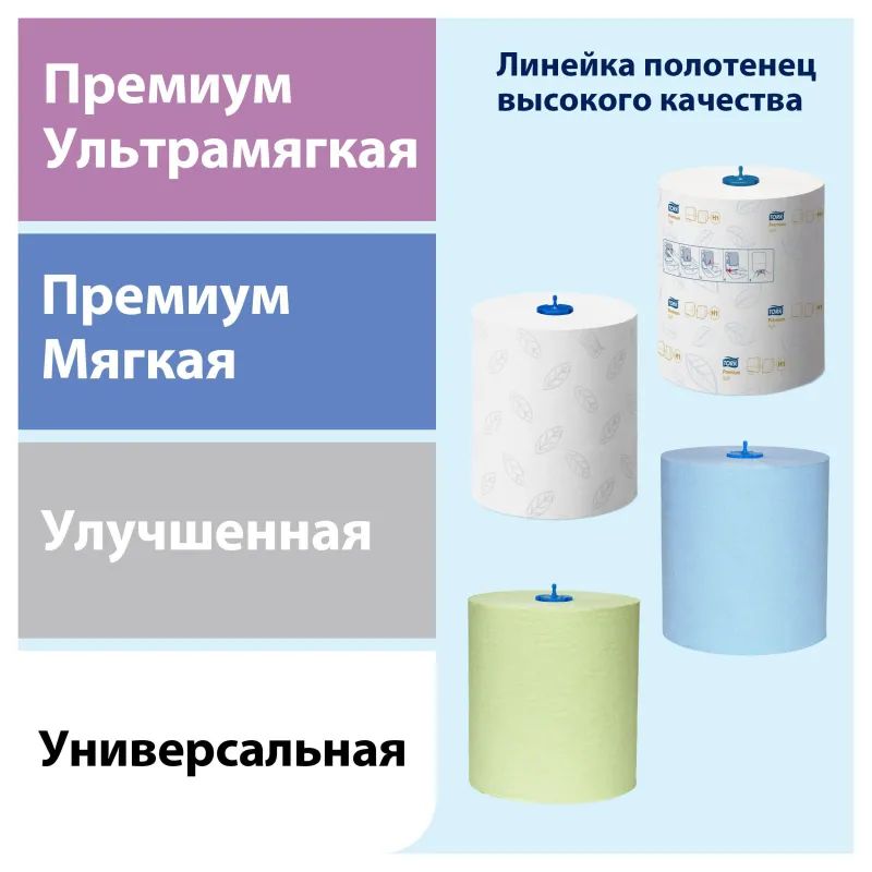 Диспенсер для полотенец в рулон Tork Matic H1 Intuition сенсор 551100 белый