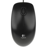 Мышь компьютерная Logitech B100 Optical Mouse USB (910-003357)