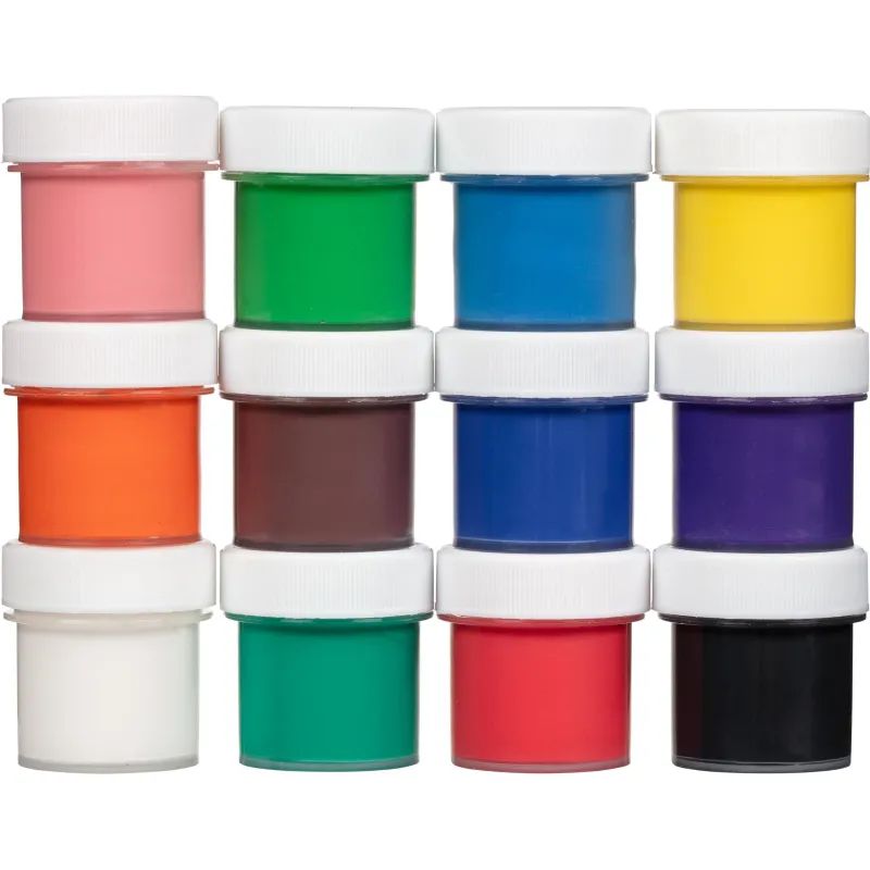 Гуашь Комус Класс ColorPics 12 цветов по 10 мл