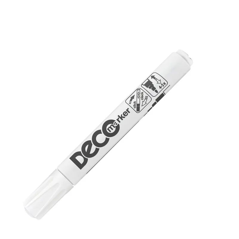 Маркер лаковый ICO DECO белый 2-4 мм