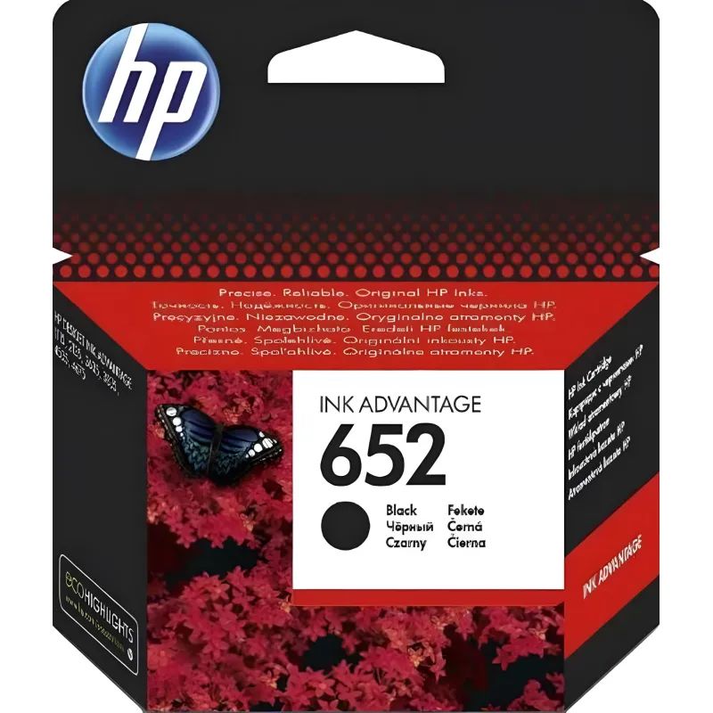 Картридж струйный HP 652 F6V25AE чер. для DJ 2135/3635/3775/3785/3835