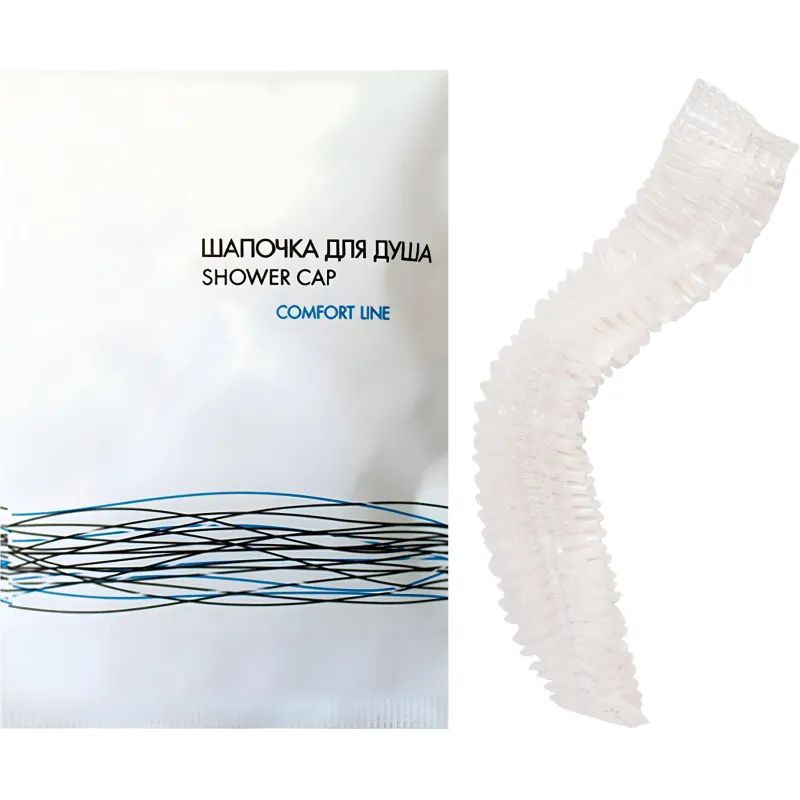 Шапочка для душа COMFORT LINE,ПЭ,500шт.