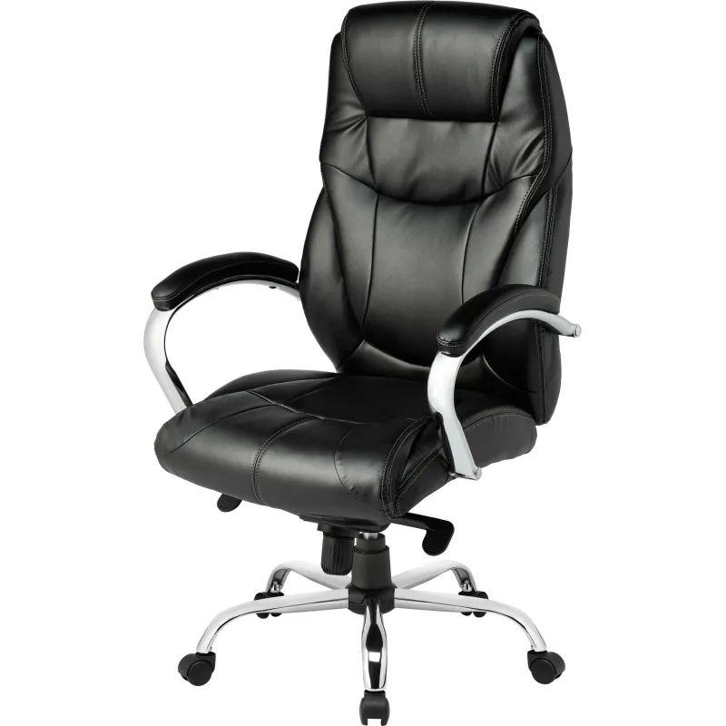 Кресло BN_Dp_Руководителя EChair-535 MPU к/з черный, хром
