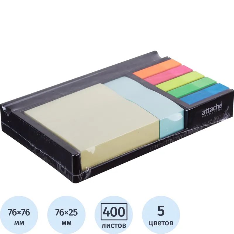 Набор Блок-кубик Attache Selection кл. кр.76х76 + 76х25 + заклад.плас.12х45