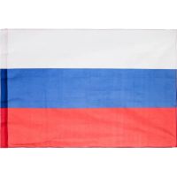 Флаг РФ 90x135см полиэфирный шелк с влагостойкой пропиткой уличный 70 мг