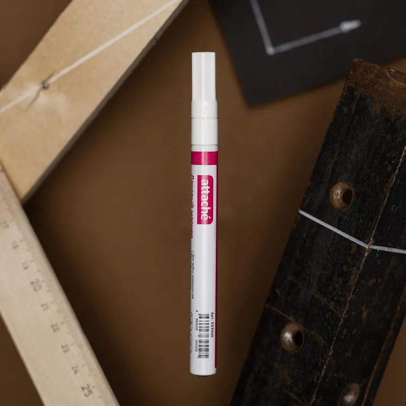 Маркер лаковый Attache 2 мм белый