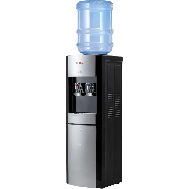 Кулер для воды AEL LD-AEL-28 black/silver напольный электронное охлажд