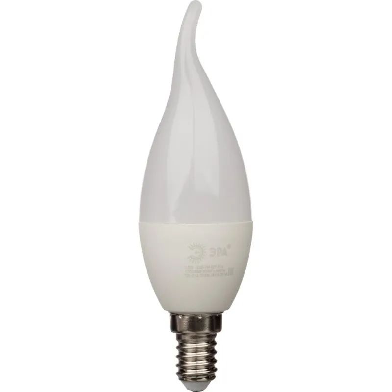 Лампа светодиодная   Эра 7W E14 2700k свеча на ветру LED BXS-7W-827-E14