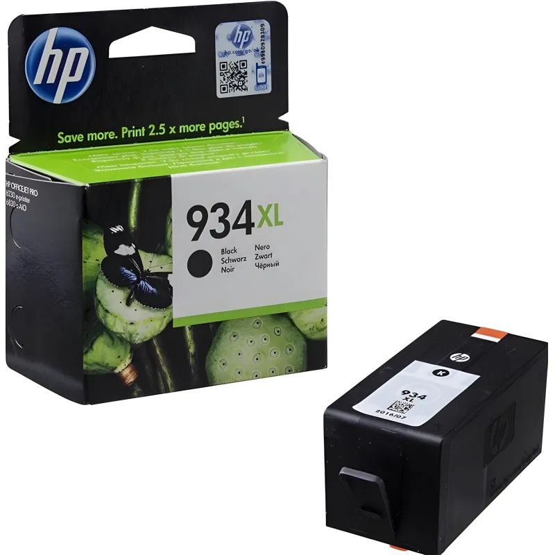 Картридж струйный HP C2P23AE 934XL чер. для OJ Pro 6230/6830