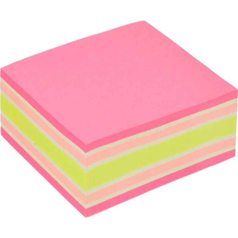 Стикеры Attache Selection куб 76х76, клубничный микс 400 л