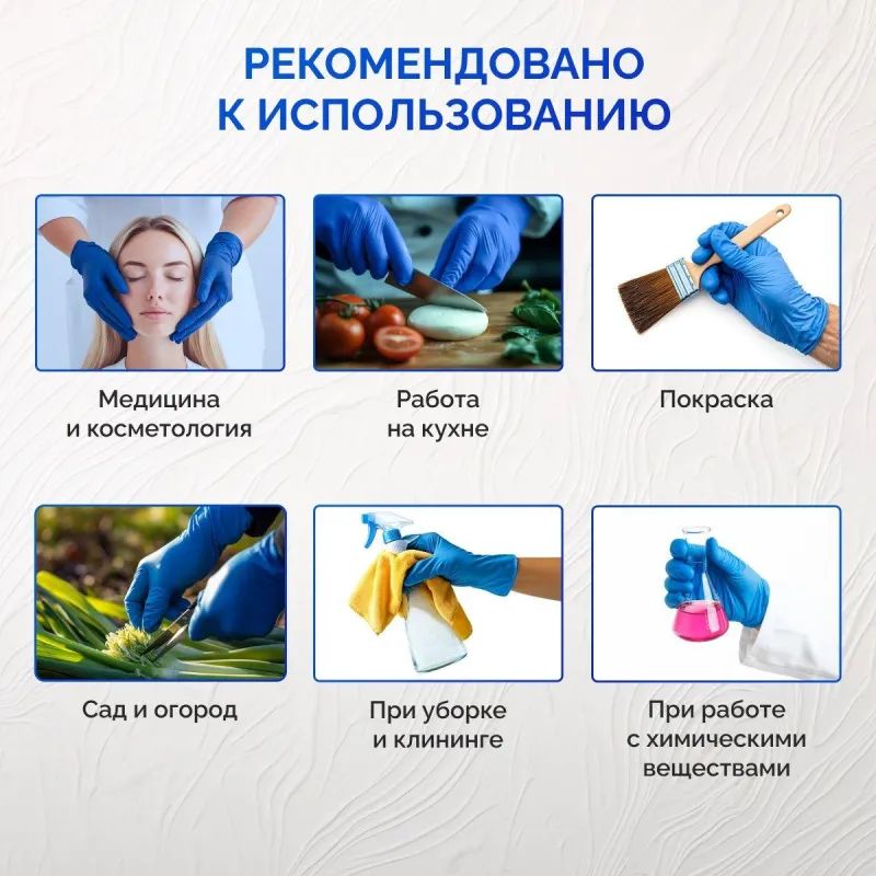 Перчатки мед.смотров. латекс., нест.,н/o, High Risk,Benovy(M) 25 пар/уп