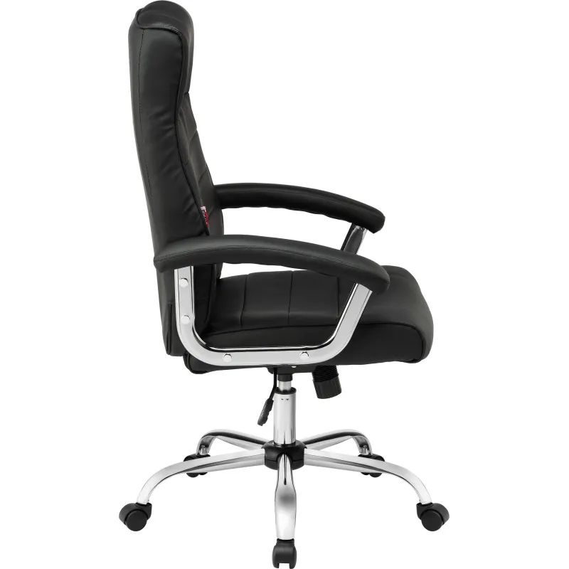 Кресло BN_Dt_EChair-586 TPU экокожа  черный, хром