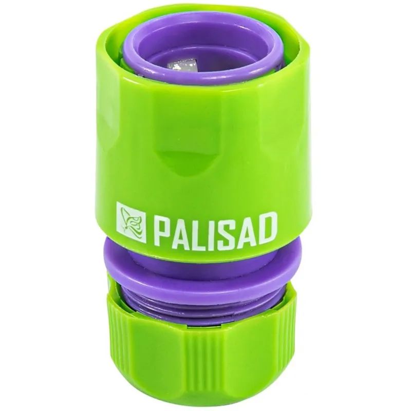 Соединитель для шланга пластмассовый быстросъемный 1/2 PALISAD (66140)