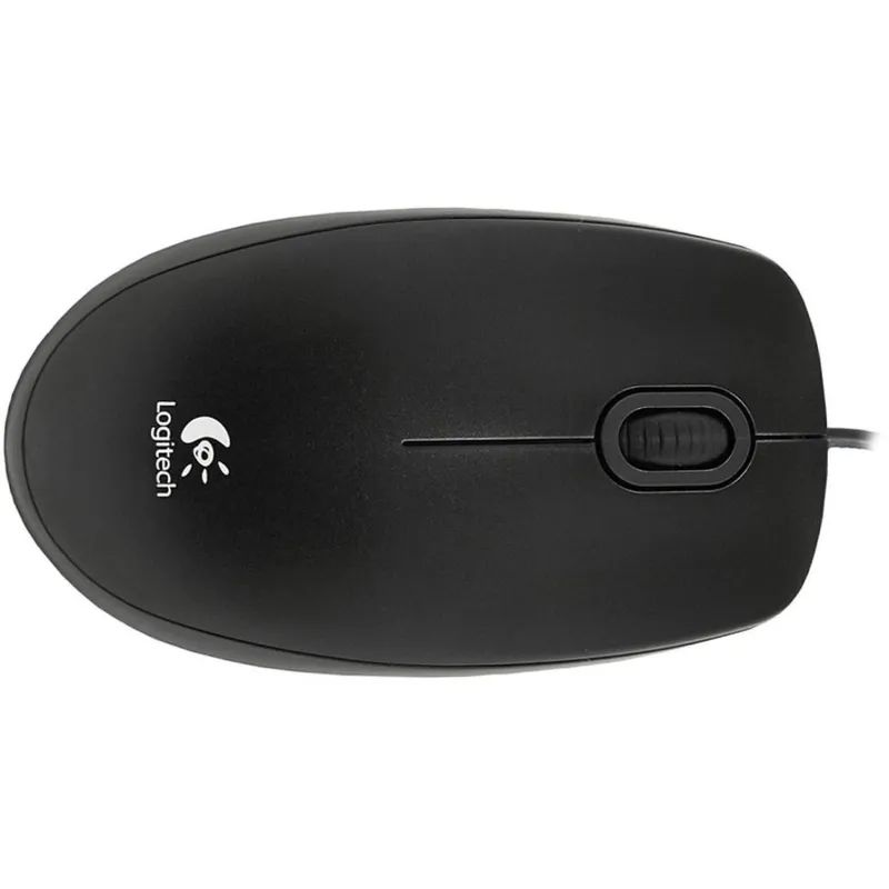 Мышь компьютерная Logitech B100 Optical Mouse USB (910-003357)