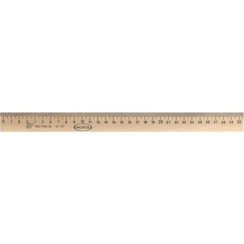 Линейка деревянная 30см,ЛП-300,С-07