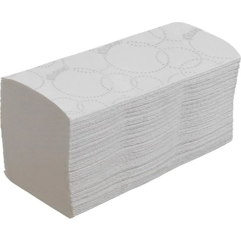 Полотенца бумажные д/дисп KK Kleenex Interfold 2сл бел 186 лист 15 пач.6789