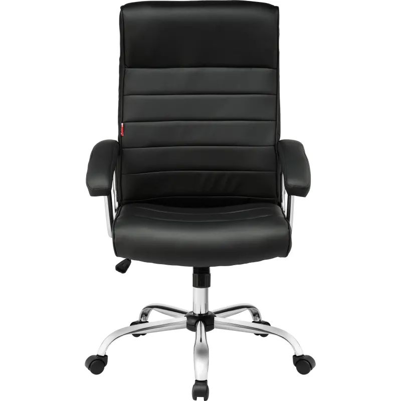 Кресло BN_Dt_EChair-586 TPU экокожа  черный, хром