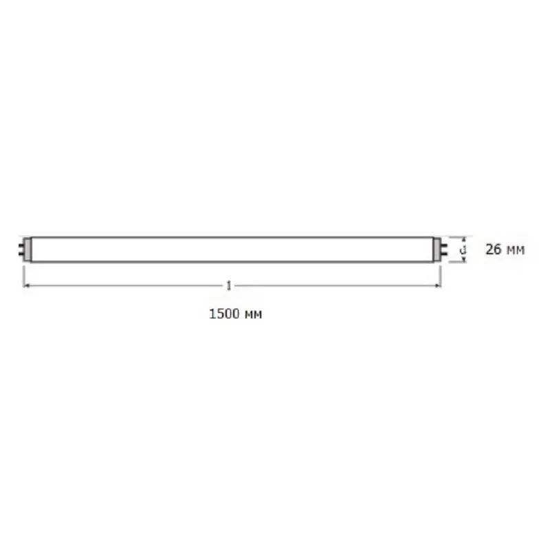Лампа люминесцентная Osram люминесц. L 58W/640 G13 4000К хол.бел. 25шт/уп