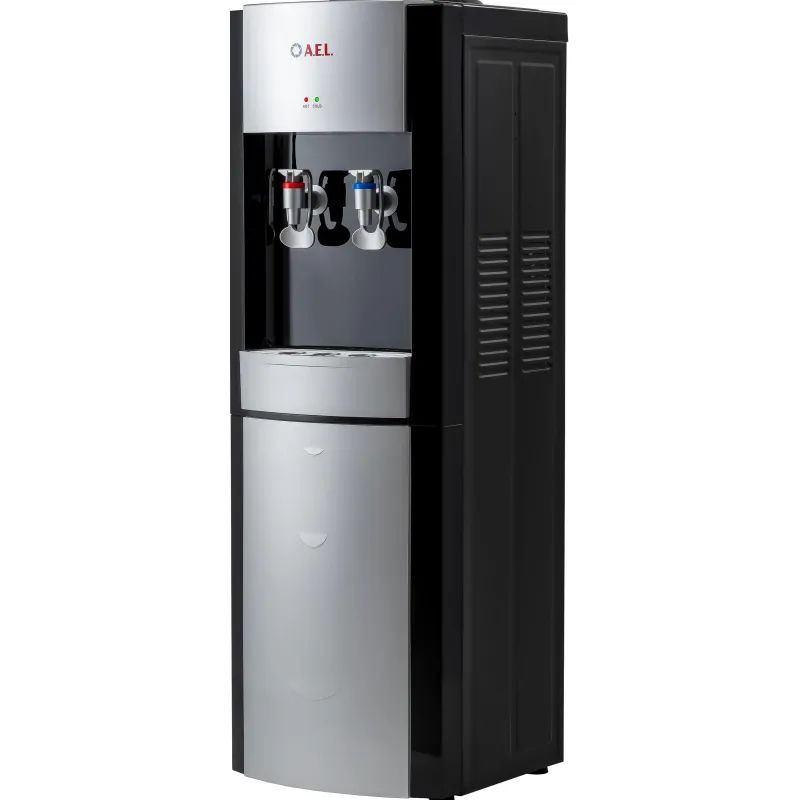 Кулер для воды AEL LD-AEL-28 black/silver напольный электронное охлажд
