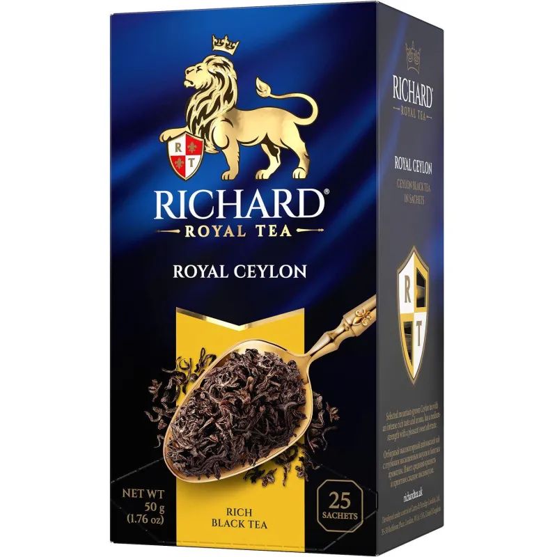 Чай Richard Royal Ceylon черный 25 сашет