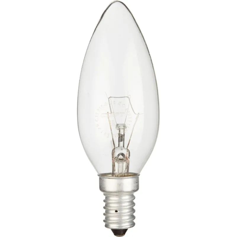 Лампа накаливания СТАРТ свеча/прозрачная 60W E14